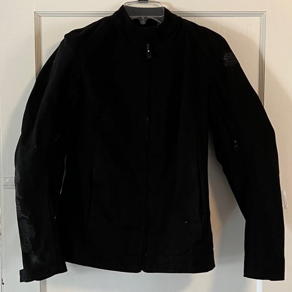 Speed Strength womans cotton motorcycle riding Jacket w/liner and Padding - Picture 1 of 4